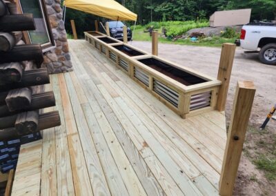New Deck & Custom Planters 2
