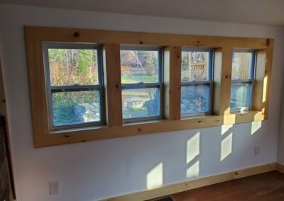 New Windows & Custom Wood Trim 1